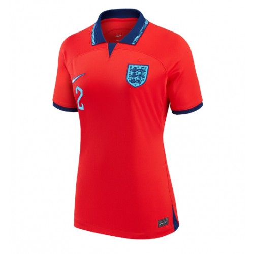England Kyle Walker #2 Bortedrakt Kvinner VM 2022 Kortermet England Kyle Walker #2 Bortedrakt Kvinner VM 2022 Kortermet
